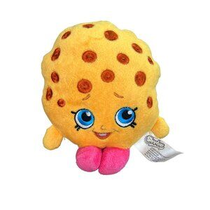 Shopkins Kooky Cookie Plush Toy 6" Yellow & Pink Soft Stuffed Animal Collectible